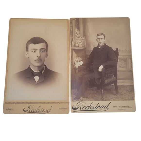 Rockstead | Art | Antique Cabinet Card Photos Lot Rockstead Victorian ...